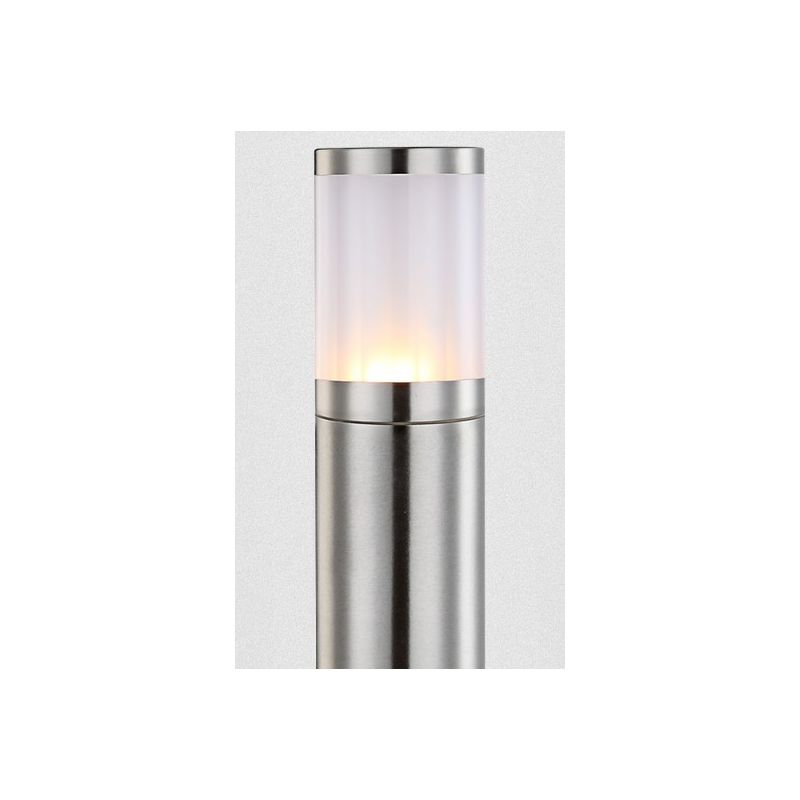 XELOO PALO DA ESTERNO ALTEZZA 80 CM IN ACCIAIO INOSSIDABILE DIFFUSORE BIANCO Globo Lighting - Cristalensi Shop Online