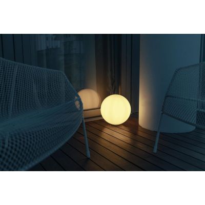 OH!FL65 LAMPADA DA TERRA GRANDE D55 PER ESTERNI COLORE BIANCO DESIGN MODERNO DELLA LINEA LIGHT Linea Light - Cristalensi Shop On