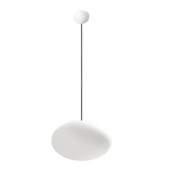 OH! SMASH P65 SOSPENSIONE OVALE DA ESTERNI D38 IP65 COLORE BIANCO DESIGN MODERNO DELLA LINEA LIGHT Linea Light - Cristalensi Sho