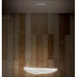 DIPHY GRANDE LAMPADARIO A SOSPENSIONE DIMMERABILE LED 40W LUCE 3000K ULTRAMODERNO DELLA LINEA LIGHT STILNOVO MA&DE - Cristalensi 2