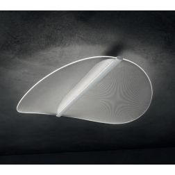 DIPHY PLAFONIERA GRANDE LED 40W LUCE 3000K ULTRAMODERNA DELLA LINEA LIGHT STILNOVO MA&DE - Cristalensi Shop Online 2