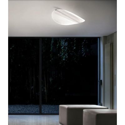 DIPHY PLAFONIERA GRANDE LED 40W LUCE 3000K ULTRAMODERNA DELLA LINEA LIGHT STILNOVO MA&DE - Cristalensi Shop Online