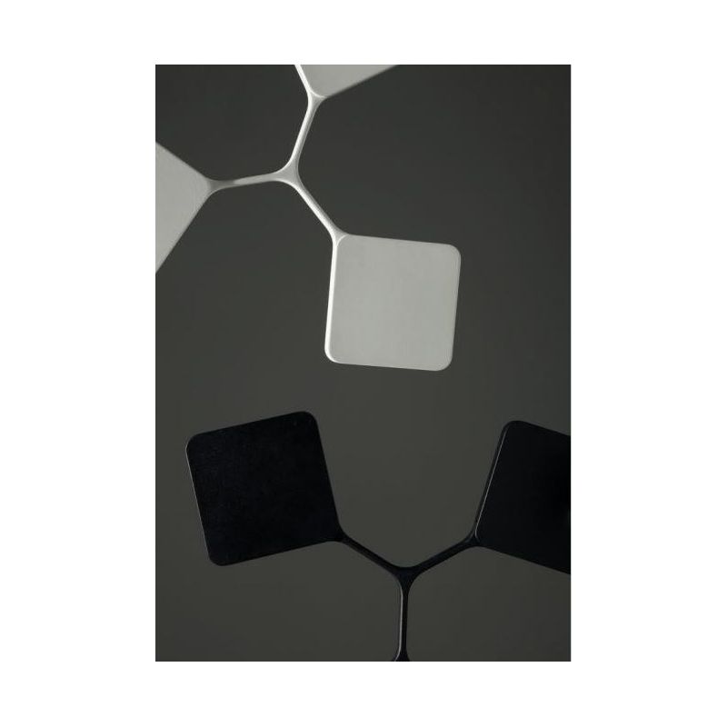 QUAD P9 GRANDE SOSPENSIONE A 9 MODULI LED 91W LUCE 3000K BIANCO O NERO ORIGINALE E MODERNO STILNOVO MA&DE - Cristalensi Shop Onl