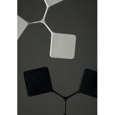 QUAD P9 GRANDE SOSPENSIONE A 9 MODULI LED 91W LUCE 3000K BIANCO O NERO ORIGINALE E MODERNO STILNOVO MA&DE - Cristalensi Shop Onl