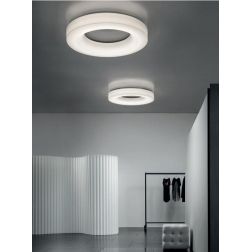 SATURN S GRANDE PLAFONIERA CON DIAMETRO 115 LED 98W 3000K O 4000K DIMMERABILE MODERNO STILNOVO MA&DE - Cristalensi Shop Online 2