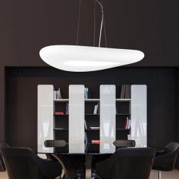 MR MAGOO SOSPENSIONE DIMMERABILE DALI DIAMETRO 115 LED 96W MODERNA MARCHIO STILNOVO LINEA LIGHT STILNOVO MA&DE - Cristalensi Sho 2