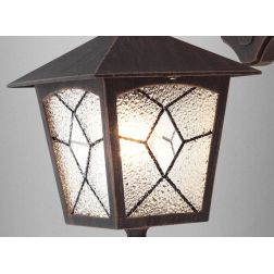 ATLANTA APPLIQUE IN ALLUMINIO DA ESTERNO IP44 DIFFUSORE PLASTICA EFFETTO GHIACCIO Globo Lighting - Cristalensi Shop Online 2