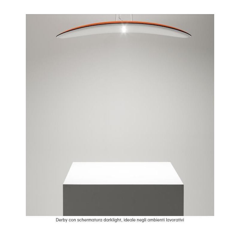DERBY SOSPENSIONE MODERNA DIMMERABILE CON SCHERMATURA DARKLIGHT LED 21W LUCE 3000K DI STILNOVO STILNOVO MA&DE - Cristalensi Shop