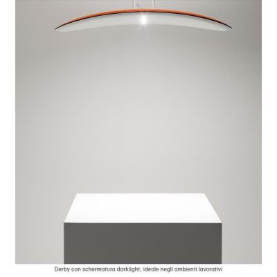 DERBY SOSPENSIONE MODERNA DIMMERABILE CON SCHERMATURA DARKLIGHT LED 21W LUCE 3000K DI STILNOVO STILNOVO MA&DE - Cristalensi Shop