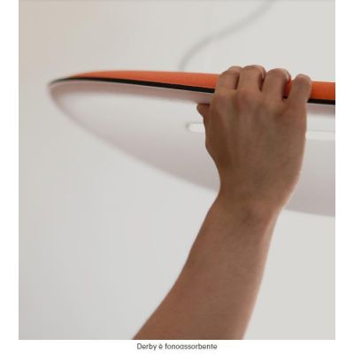 DERBY SOSPENSIONE MODERNA DIMMERABILE CON SCHERMATURA DARKLIGHT LED 21W LUCE 3000K DI STILNOVO STILNOVO MA&DE - Cristalensi Shop