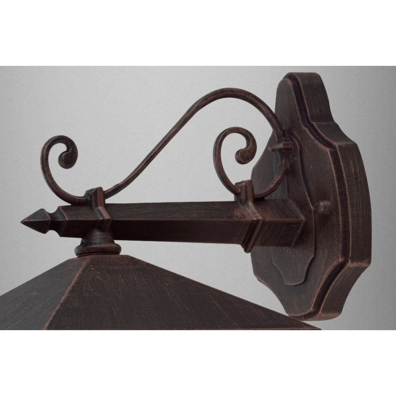 ATLANTA APPLIQUE IN ALLUMINIO DA ESTERNO IP44 DIFFUSORE PLASTICA EFFETTO GHIACCIO Globo Lighting - Cristalensi Shop Online