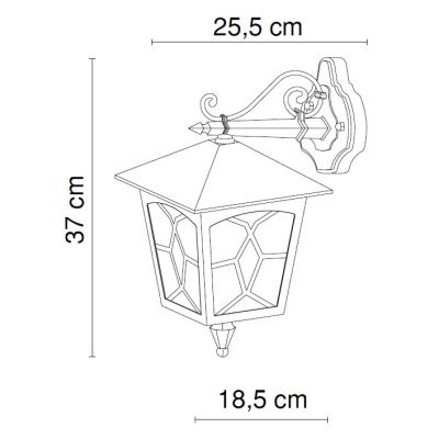 ATLANTA APPLIQUE IN ALLUMINIO DA ESTERNO IP44 DIFFUSORE PLASTICA EFFETTO GHIACCIO Globo Lighting - Cristalensi Shop Online
