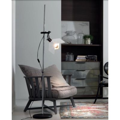 TRIEDRO PIANTANA DAL DESIGN MODERNO BIANCA CON ATTACCO E27 MARCHIO STILNOVO STILNOVO MA&DE - Cristalensi Shop Online