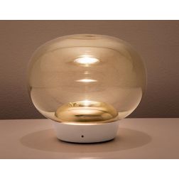 LA MARIEE LAMPADA DA TAVOLO IN VETRO 4 COLORI LED 9W LUCE 3000K MARCHIO STILNOVO STILNOVO MA&DE - Cristalensi Shop Online