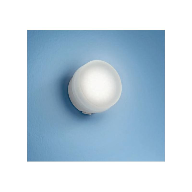 CHOBIN65 APPLIQUE SEMPLICE ROTONDA IP65 DESIGN MODERNO COLORE BIANCO ATTACCO GX53 DI STILNOVO Linea Light - Cristalensi Shop Onl