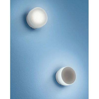 CHOBIN65 APPLIQUE SEMPLICE ROTONDA IP65 DESIGN MODERNO COLORE BIANCO ATTACCO GX53 DI STILNOVO Linea Light - Cristalensi Shop Onl