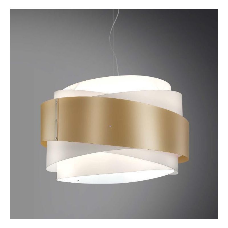 BEA S5 LAMPADARIO A SOSPENSIONE MODERNO IN POLILUX 6 COLORI DISPONIBILI DIAMETRO CM 80 DI LINEA ZERO Linea Zero - Cristalensi Sh