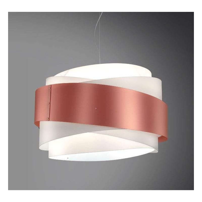 BEA S5 LAMPADARIO A SOSPENSIONE MODERNO IN POLILUX 6 COLORI DISPONIBILI DIAMETRO CM 80 DI LINEA ZERO Linea Zero - Cristalensi Sh