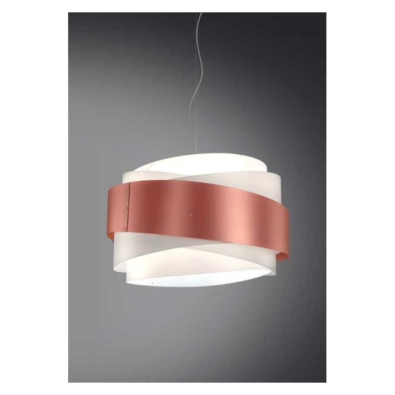 BEA S3 LAMPADARIO A SOSPENSIONE 6 COLORI IN POLILUX DIAMETRO CM 60 3XE27 MODERNO DI LINEA ZERO Linea Zero - Cristalensi Shop Onl