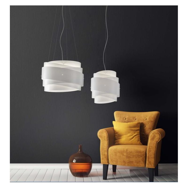BEA SOSPENSIONE MODERNA D40 CM IN POLILUX 6 COLORI DESIGN MODERNO DI LINEA ZERO Linea Zero - Cristalensi Shop Online