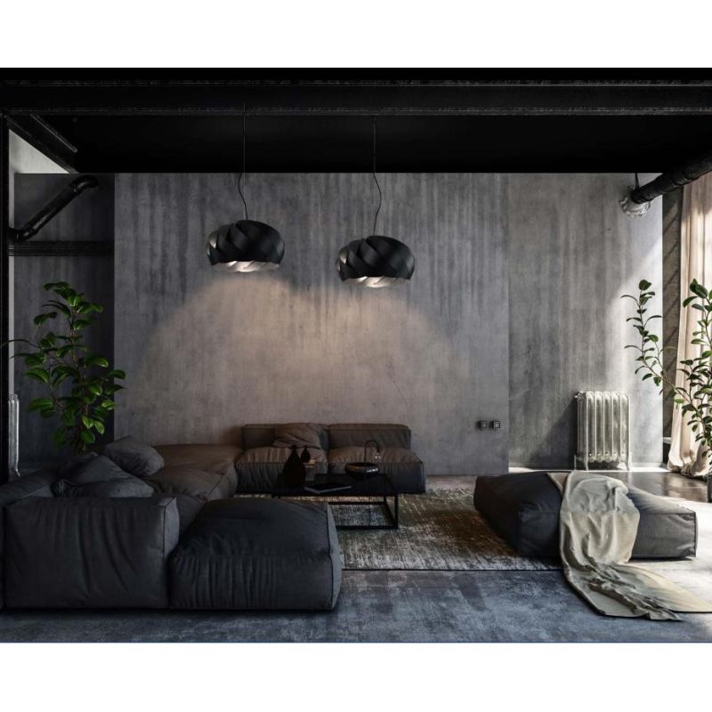 HALF GLOBE PICCOLA SOSPENSIONE MODERNA IN POLILUX 6 COLORI CON DIAMETRO CM 26 DI LINEA ZERO Linea Zero - Cristalensi Shop Online