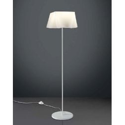 WANDA LAMPADA DA TERRA IN POLILUX 5 COLORI DESIGN MODERNO A FAZZOLETTO DI LINEA ZERO Linea Zero - Cristalensi Shop Online