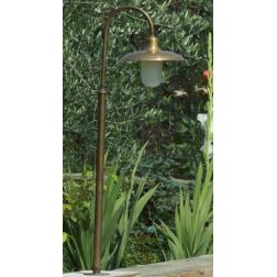 ERA PALO H 105 DA ESTERNO IN OTTONE NATURALE O VERNICIATO DI ANTRACITE O CORTEN CRISTALENSI OTTONE - Cristalensi Shop Online 2