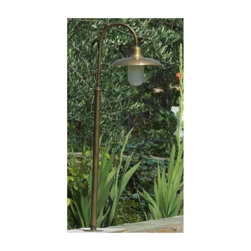 ERA PALO H 105 DA ESTERNO IN OTTONE NATURALE O VERNICIATO DI ANTRACITE O CORTEN CRISTALENSI OTTONE - Cristalensi Shop Online