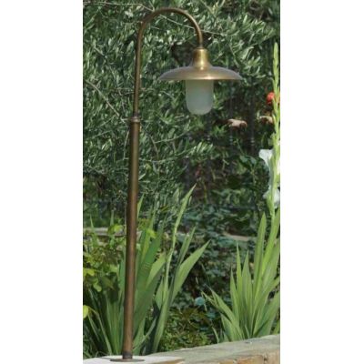 ERA PALO H 105 DA ESTERNO IN OTTONE NATURALE O VERNICIATO DI ANTRACITE O CORTEN CRISTALENSI OTTONE - Cristalensi Shop Online