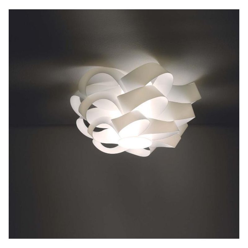 CLOUD PLAFONIERA DIAMETRO 60 CM DI LINEA ZERO POLILUX 6 COLORI MADE IN ITALY Linea Zero - Cristalensi Shop Online