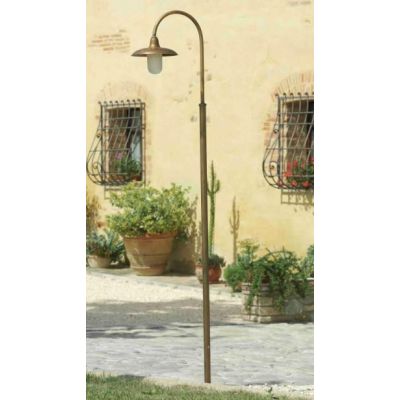 ERA PALO H 207 DA ESTERNO IN OTTONE NATURALE O VERNICIATO DI ANTRACITE O CORTEN CRISTALENSI OTTONE - Cristalensi Shop Online