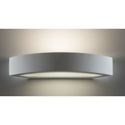 2293 LAMPADA A PARETE IN CERAMICA EFFETTO GESSO VERNICIABILE 9010 BELFIORE - Cristalensi Shop Online 2