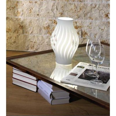 HELIOS LAMPADA DA TAVOLO A LANTERNA D19 IN POLILUX 9 COLORI MODERNA DI LINEA ZERO MADE IN ITALY Linea Zero - Cristalensi Shop On