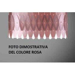 AMANDA LAMPADARIO A SOSPENSIONE D50 IN POLILUX 5 COLORI MODERNO MADE IN ITALY DI LINEA ZERO Linea Zero - Cristalensi Shop Online 2