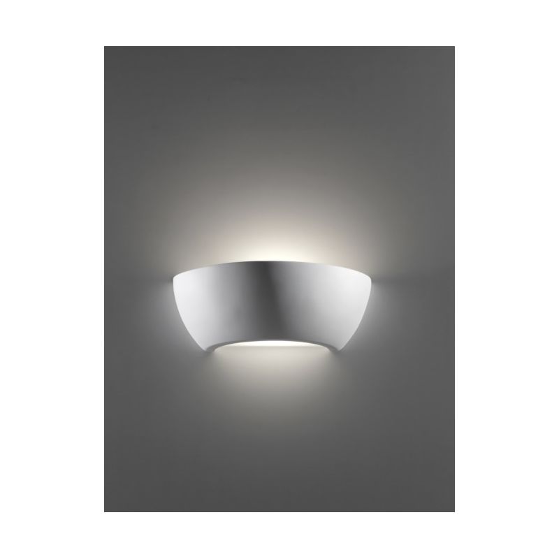 8254 BELFIORE LAMPADA A PARETE IN CERAMICA BIANCA VERNICIABILE DIAMETRO 31 9010 BELFIORE - Cristalensi Shop Online