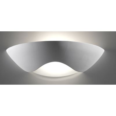 8259 BELFIORE APPLIQUE IN CERAMICA EFFETTO GESSO VERNICIABILE CON VETRO 9010 BELFIORE - Cristalensi Shop Online