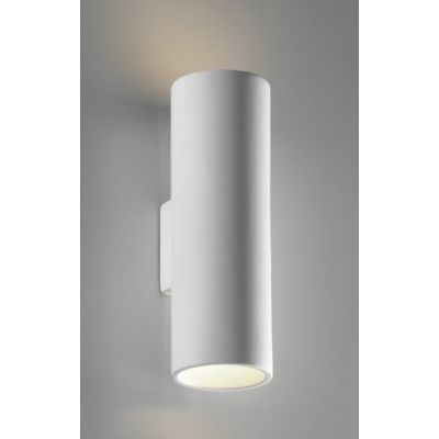 2184 LAMPADA A PARETE IN CERAMICA BIANCA EFFETTO GESSO VERNICIABILE 9010 BELFIORE - Cristalensi Shop Online