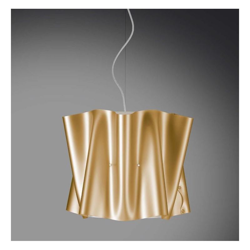 FOLIO LAMPADARIO A SOSPENSIONE DIAM CM 40 IN POLILUX ELEGANTE E MODERNO 5 COLORI DELLA LINEA ZERO Linea Zero - Cristalensi Shop 