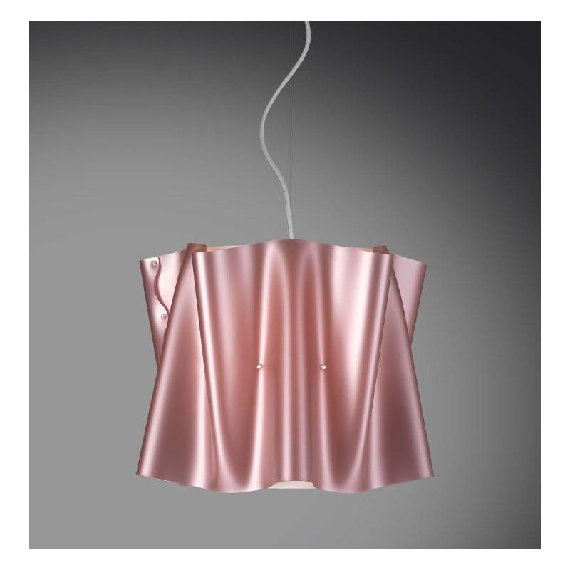 FOLIO LAMPADARIO A SOSPENSIONE DIAM CM 40 IN POLILUX ELEGANTE E MODERNO 5 COLORI DELLA LINEA ZERO Linea Zero - Cristalensi Shop 