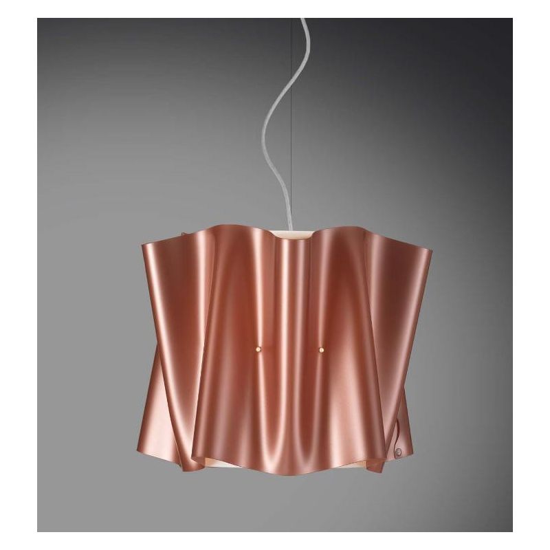 FOLIO LAMPADARIO A SOSPENSIONE DIAM CM 40 IN POLILUX ELEGANTE E MODERNO 5 COLORI DELLA LINEA ZERO Linea Zero - Cristalensi Shop 