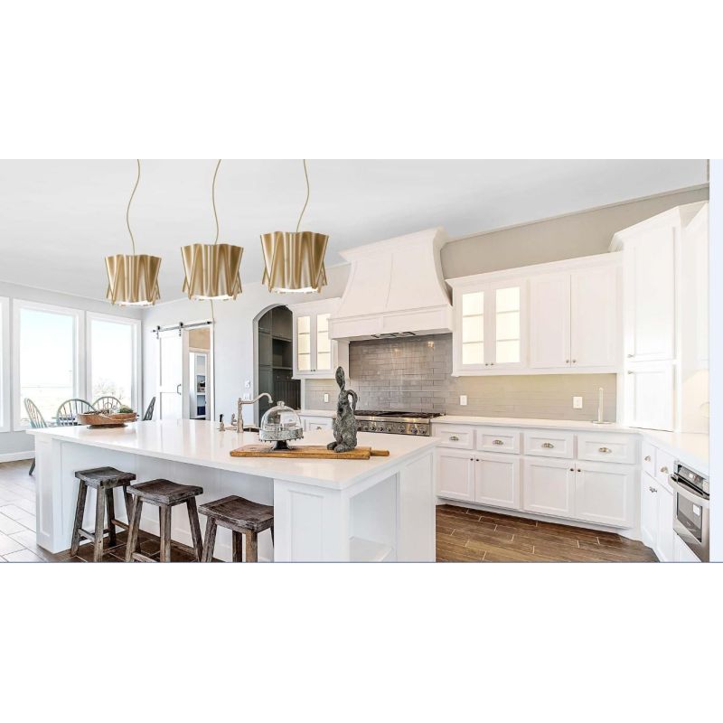 FOLIO LAMPADARIO A SOSPENSIONE DIAM CM 40 IN POLILUX ELEGANTE E MODERNO 5 COLORI DELLA LINEA ZERO Linea Zero - Cristalensi Shop 