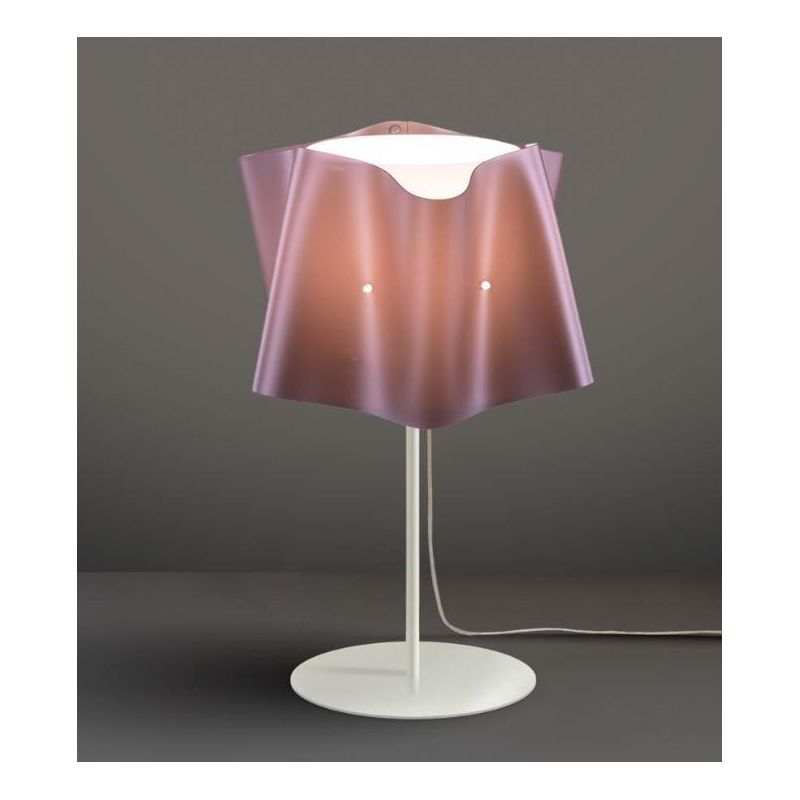 FOLIO LAMPADA DA TAVOLO IN POLILUX 5 COLORI DISPONIBILI DESIGN MODERNO DELLA LINEA ZERO Linea Zero - Cristalensi Shop Online