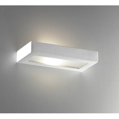 8284 BELFIORE APPLIQUE RETTANGOLARE VERNICIABILE CON VETRO 30 CM 9010 BELFIORE - Cristalensi Shop Online