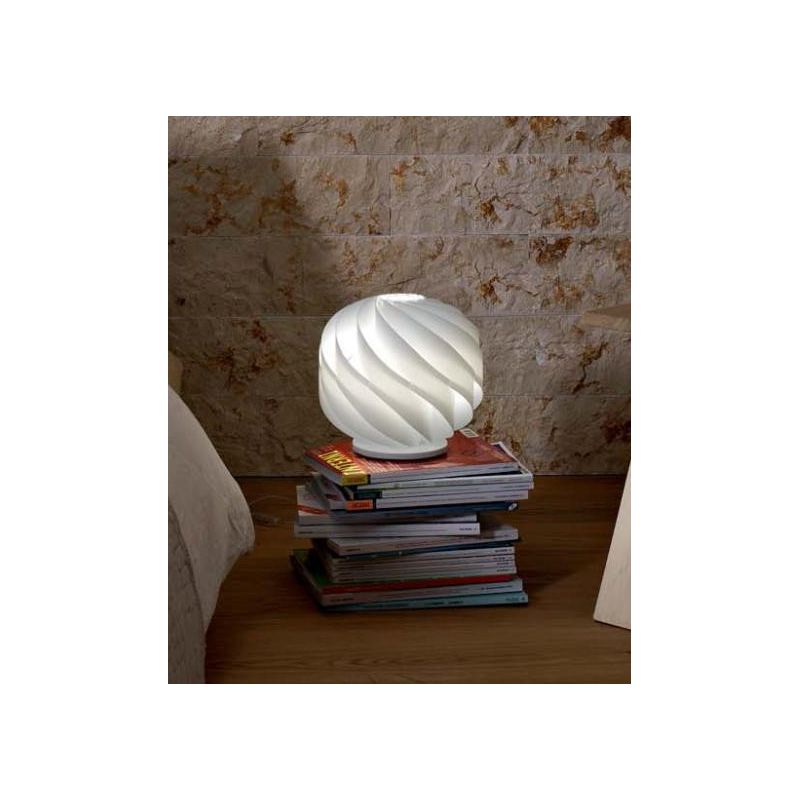 GLOBE LAMPADA DA TAVOLO DIAM CM 40 MODERNA IN POLILUX 6 COLORI CON BASE DI LINEA ZERO Linea Zero - Cristalensi Shop Online