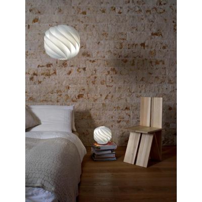 GLOBE LAMPADA DA TAVOLO DIAM CM 40 MODERNA IN POLILUX 6 COLORI CON BASE DI LINEA ZERO Linea Zero - Cristalensi Shop Online