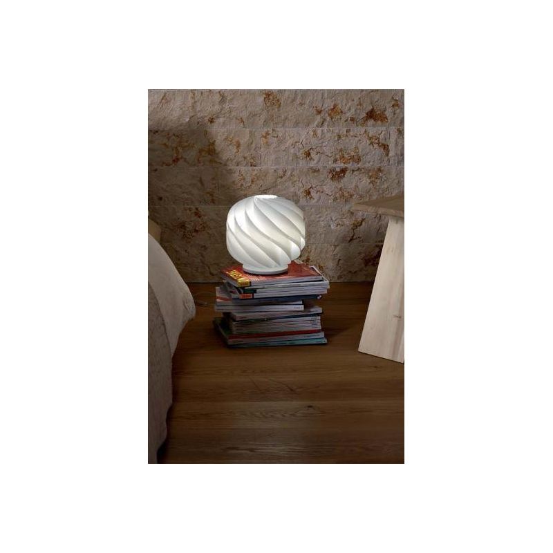 GLOBE LAMPADA DA TAVOLO DIAM CM 25 MODERNA IN POLILUX 6 COLORI CON BASE DI LINEA ZERO Linea Zero - Cristalensi Shop Online