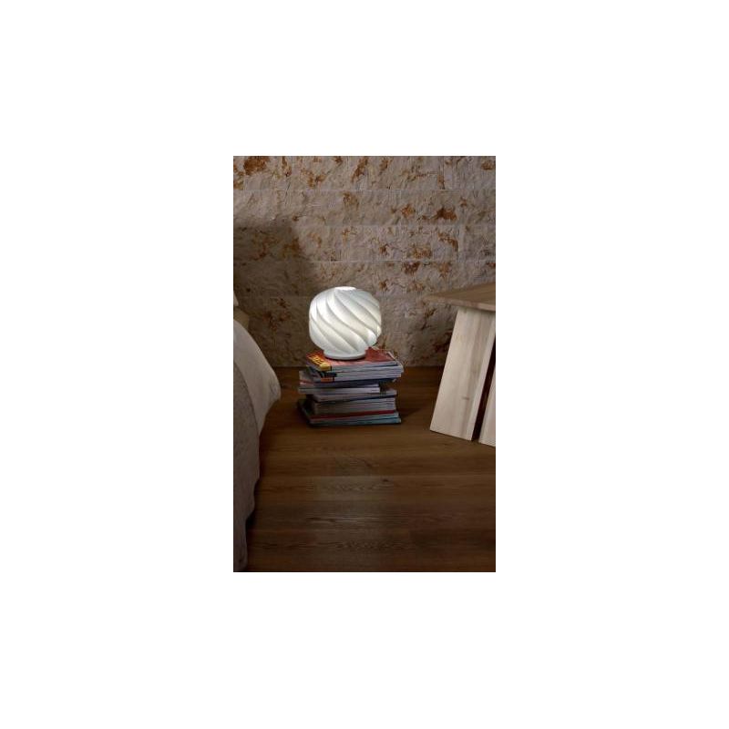 GLOBE LAMPADA DA TAVOLO DIAM CM 15 MODERNA IN POLILUX 6 COLORI CON BASE DI LINEA ZERO Linea Zero - Cristalensi Shop Online