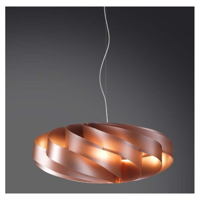 FLAT LAMPADARIO A SOSPENSIONE CON DIAMETRO 60 CM IN POLILUX 6 COLORI MODERNA DELLA LINEA ZERO Linea Zero - Cristalensi Shop Onli