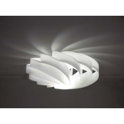 FLAT GRANDE PLAFONIERA CON DIAMETRO 100 CM IN POLILUX 6 COLORI MODERNA DELLA LINEA ZERO Linea Zero - Cristalensi Shop Online