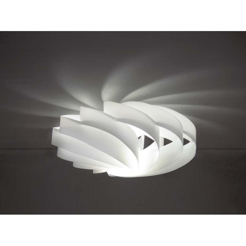 FLAT GRANDE PLAFONIERA CON DIAMETRO 100 CM IN POLILUX 6 COLORI MODERNA DELLA LINEA ZERO Linea Zero - Cristalensi Shop Online